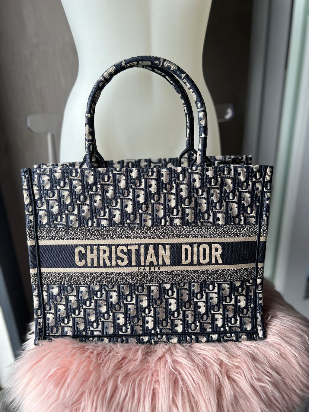 Preloved Christian Dior Book Tote