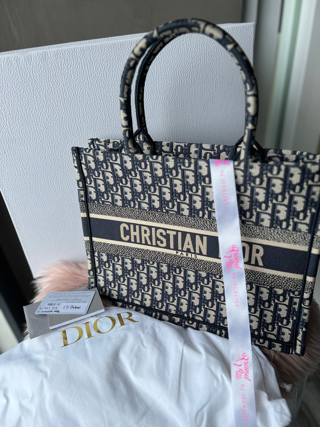 Preloved Christian Dior Book Tote