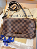 Like New Louis Vuitton Favourite Damier Ebene MM