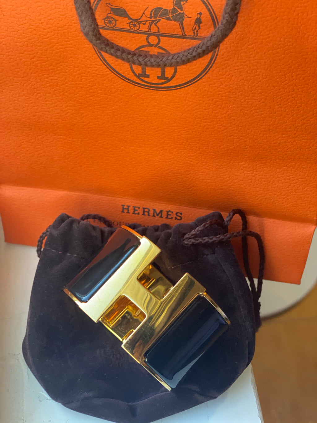 Preloved Hermes Wide Clic Clac XL Pm Size