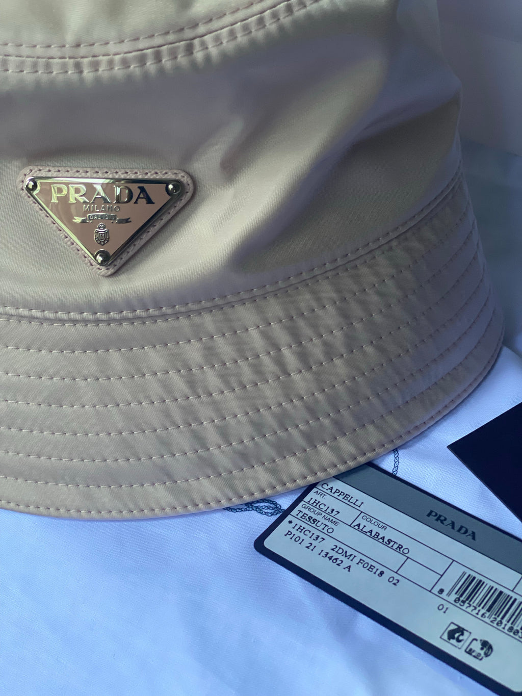Brand New Prada Tessuto Hat 1HC137