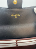 Like New Chanel Flap Long Wallet Lambskin Gold Hardware
