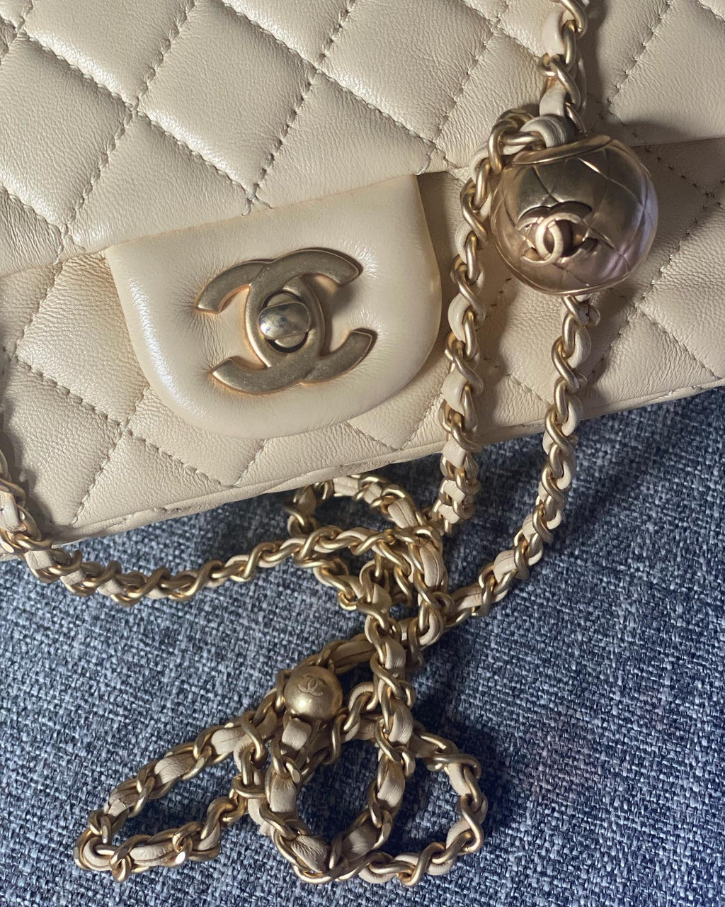 CHANEL, Bags, Chanel Pearl Crush Rectangular Mini White