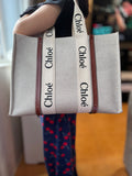 Brand New Chloe Large Woody Tote Bag