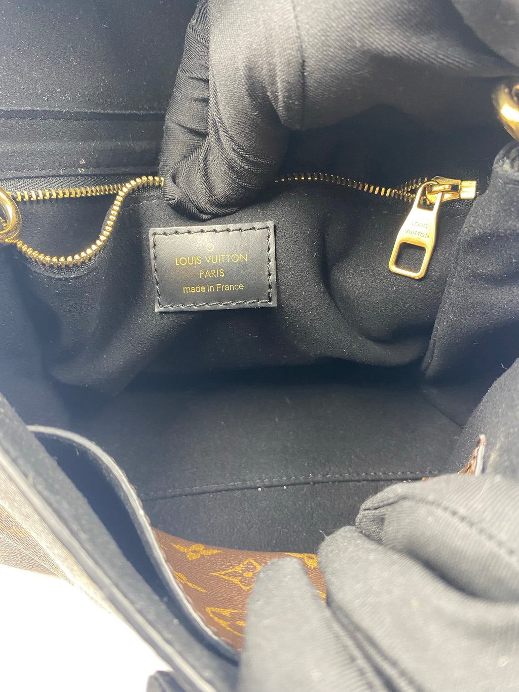 LOUIS VUITTON Monogram One Handle Flap Bag MM 205507
