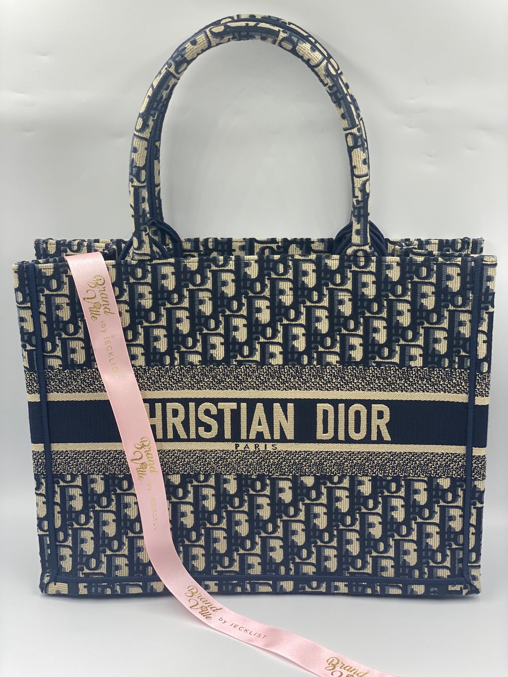 Preloved Christian Dior Book Tote Small