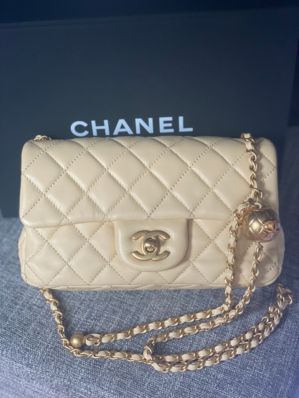 Which one? Chanel Mini Flap vs. Chanel Pearl Crush Mini Flap + Mod Shots