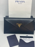 Brand New Prada Vitello Move Envelope Wallet